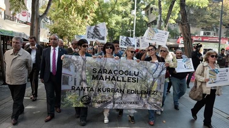 Başkent Dayanışması’ndan Saraçoğlu protestosu