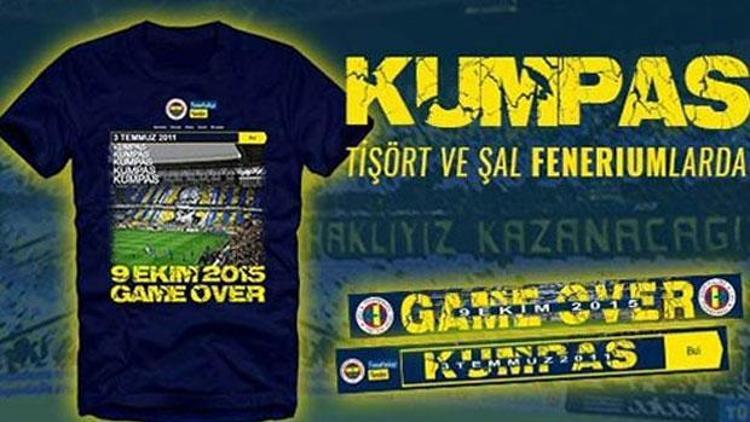 Fenerbahçeden kumpas ve game over tişörtleri
