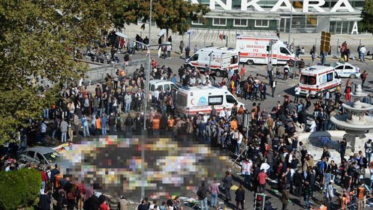 Ankarada tren garı önünde meydana gelen patlamada 95 kişi öldü, 246 kişi yaralandı