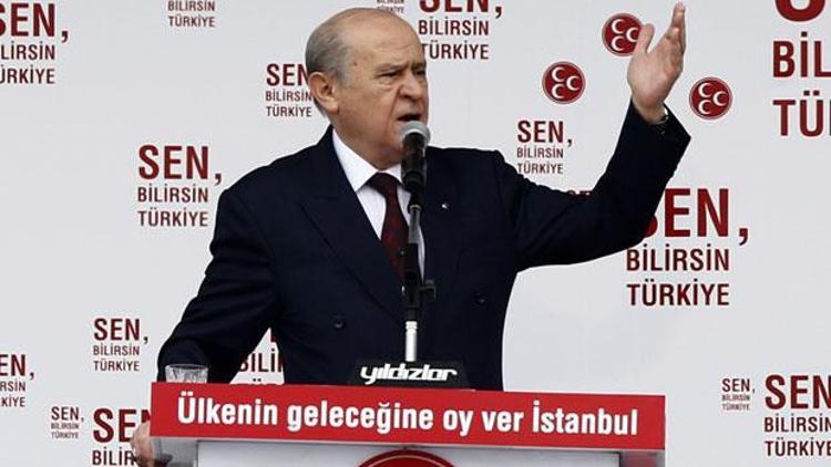 Bahçeli’den Erdoğan’a: Hadi bize taş gelsin, senin semtine de sadece hukuk gelsin