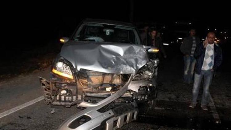 Alman plakalı araç kazaya karıştı: 2 yaralı