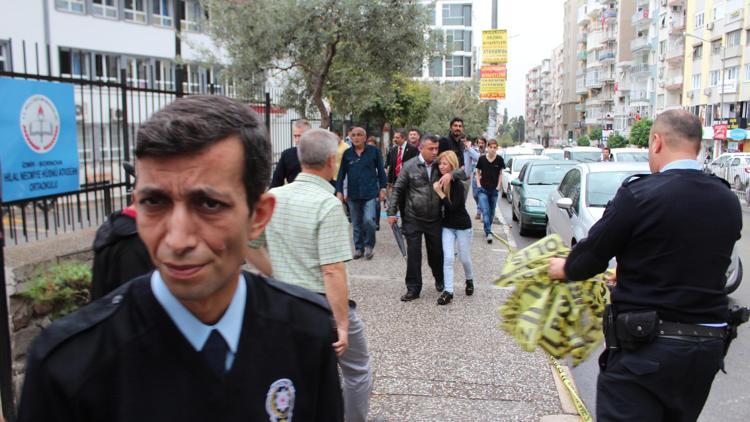 Okul bahçesinde bomba paniği