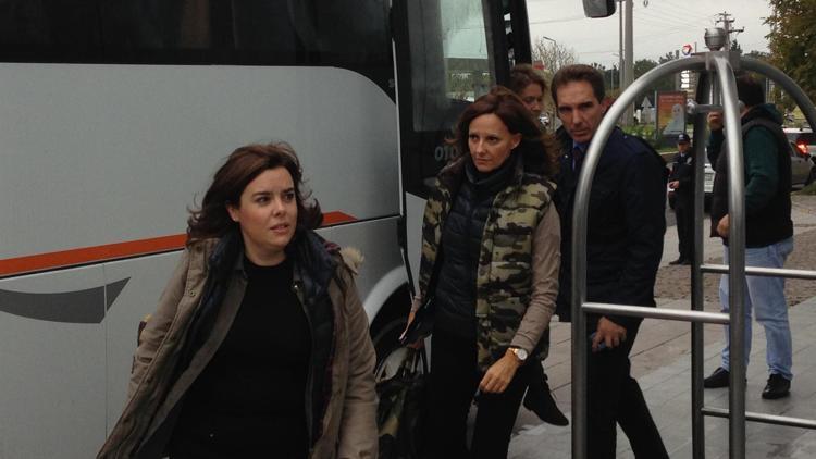İspanya Başbakan Yardımcısı Santamaria’yı taşıyan uçaktan Çorlu’ya zorunlu iniş