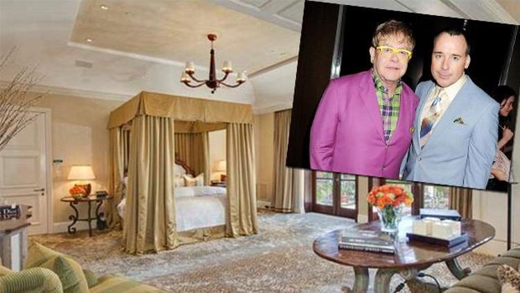 Elton John ve eşi David Furnishin muhteşem villası