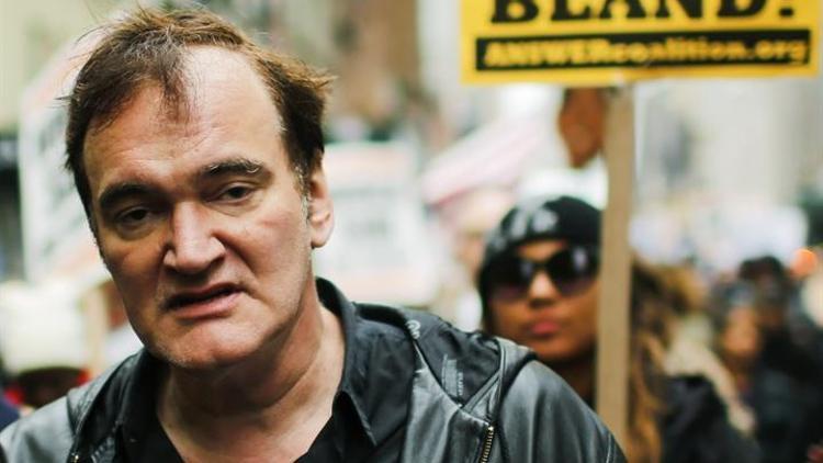 Quentin Tarantino polis şiddetine karşı yürüdü