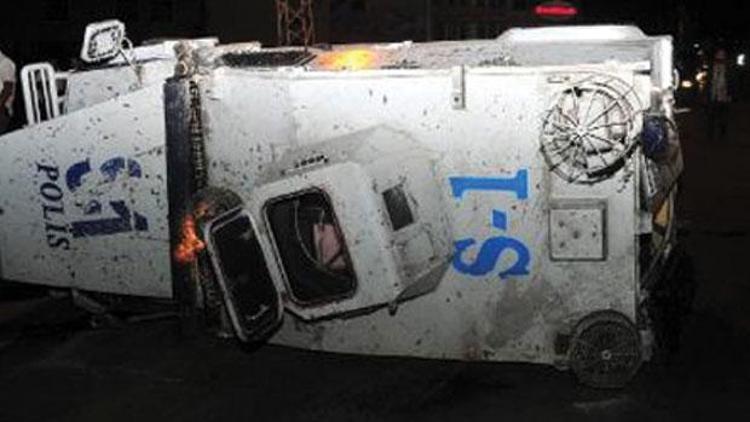 Silopi’de zırhlı araç devrildi: 8 polis yaralı