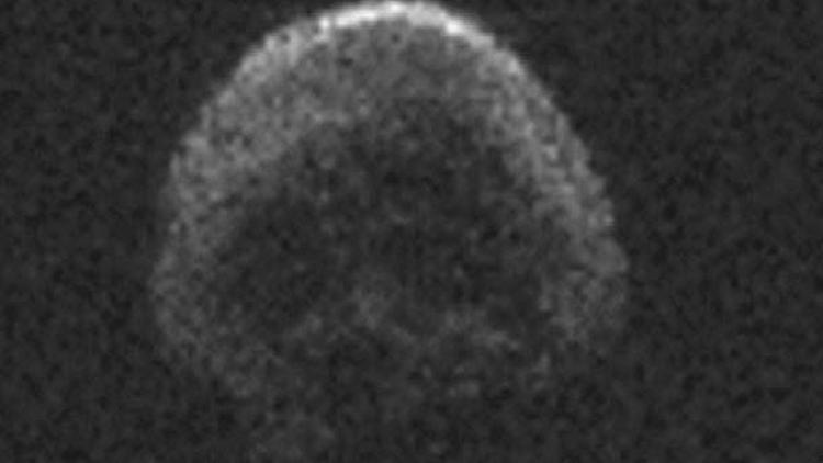 NASA yayınladı: Kuru kafa görünümlü göktaşı
