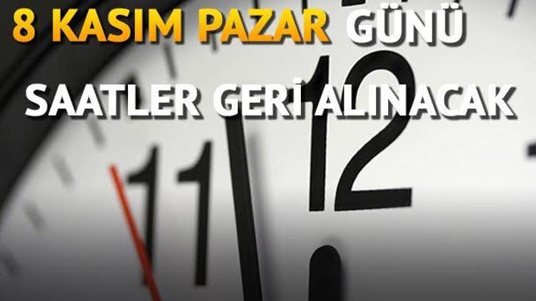 Saatler Ne Zaman Geri Alınacak | Kış saati uygulamasına ne zaman geçilecek