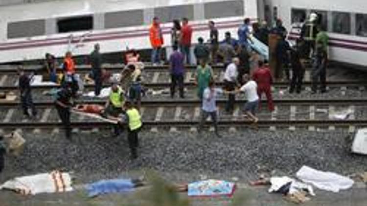 İspanyada korkunç tren kazası