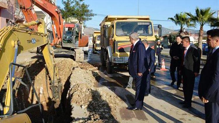 Kozan’da yağmur suyu ve drenaj hattı çalışması başladı