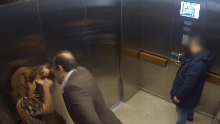 Asansörde aile içi şiddete 60 kişiden 49u seyirci kaldı