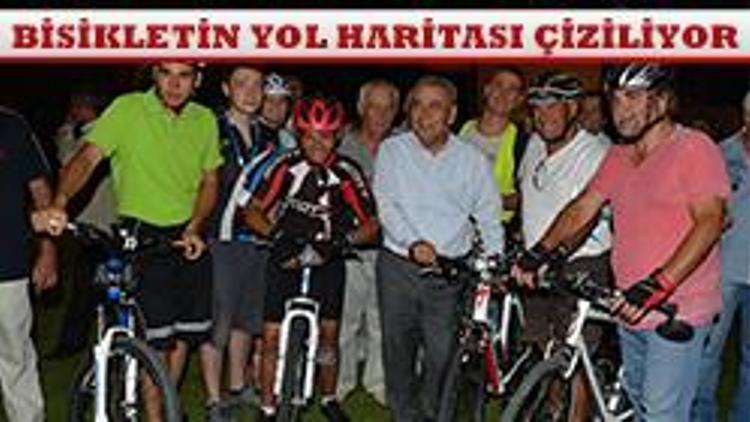 Bisikletin yol haritası çiziliyor