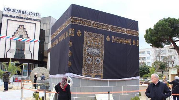 Üsküdar’da Kabe maketi ile selfie