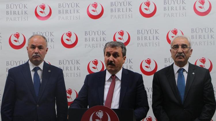 BBP lideri Mustafa Desticiden istifa açıklaması