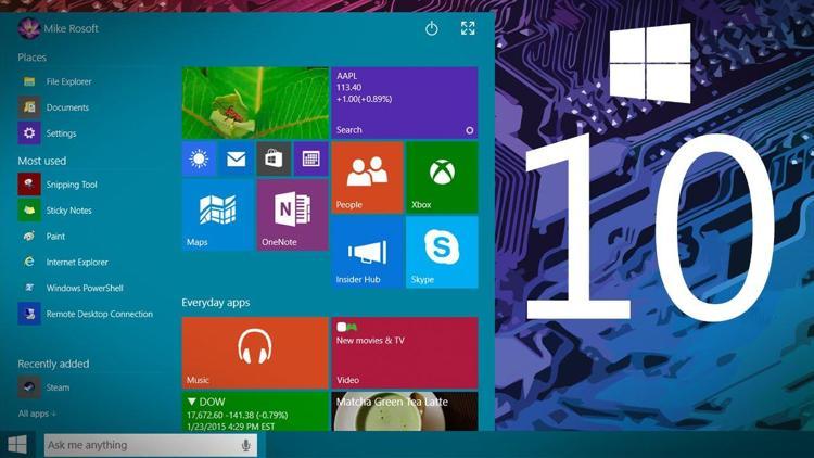 Microsoft’tan ilk büyük Windows 10 güncellemesi