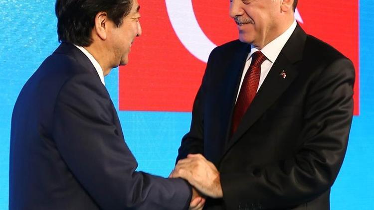 Erdoğan ve Abeden ortak basın toplantısı