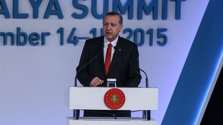 Cumhurbaşkanı Erdoğan G-20 zirvesi öncesi konuştu