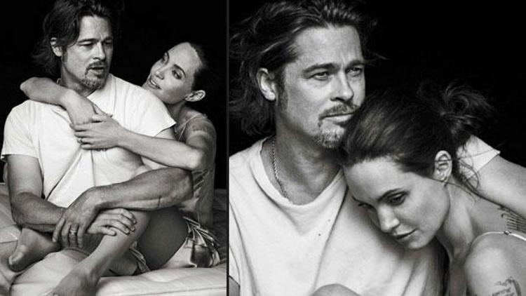 Angelina Jolie ve Brad Pitt, Vanity Fair için birlikte poz verdi