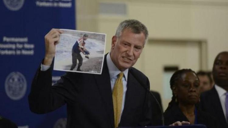 New York Belediye Başkanı, Aylanın fotoğrafı ile yanıt verdi