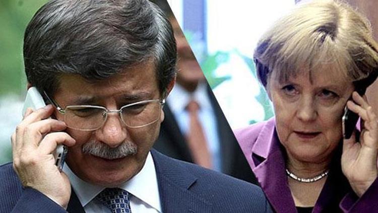 Davutoğlu, Merkel ile görüştü
