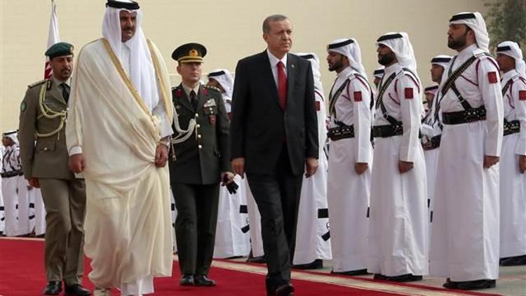 Cumhurbaşkanı Erdoğan Katarda resmi törenle karşılandı