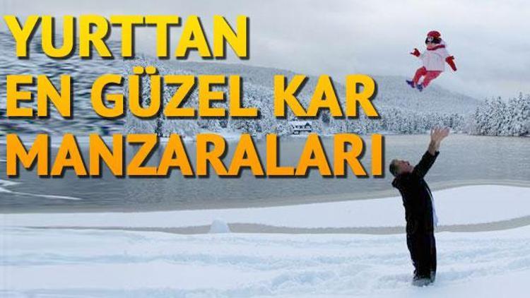 Yurttan kar manzaraları