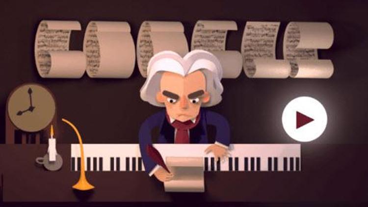Google’dan Ludwig van Beethoven için eğlenceli doodle