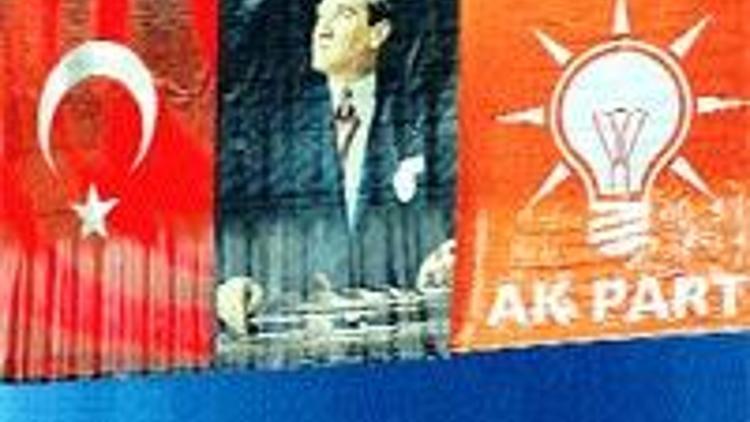 AKP Balıkesir’de ilgi çeken bayrak