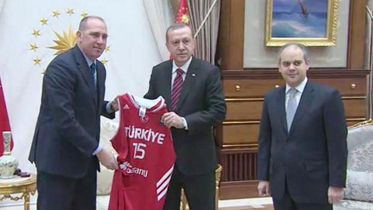 TBF Başkanı Erdenaydan Erdoğanı ziyaret