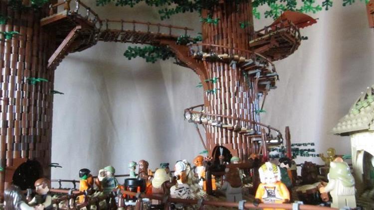 LEGOdan yapılma dev Ewok köyünü gördünüz mü