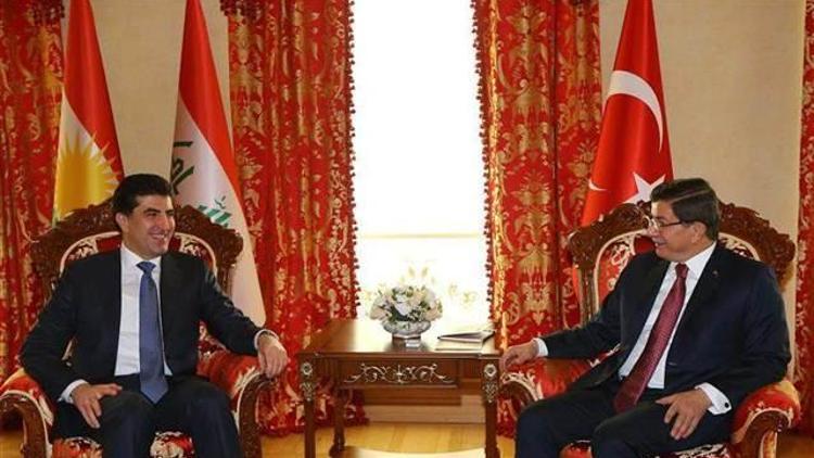 Başbakan Davutoğlu, Neçirvan Barzani ile görüştü