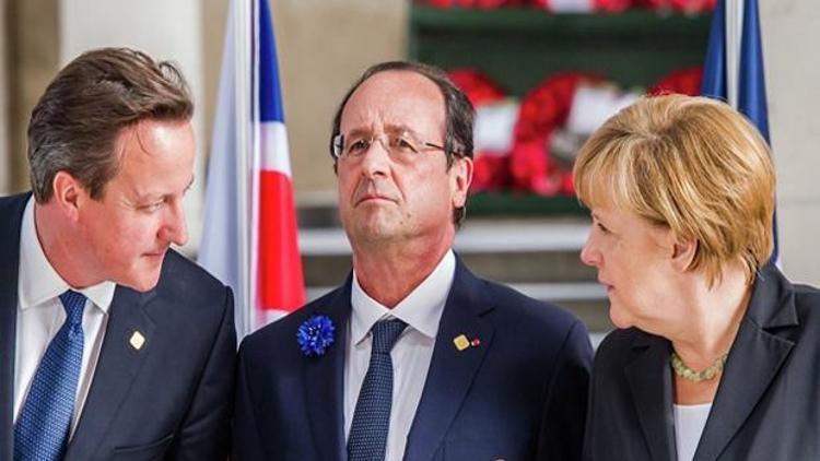 Merkel ve Hollande’dan Cameron’a zeytin dalı
