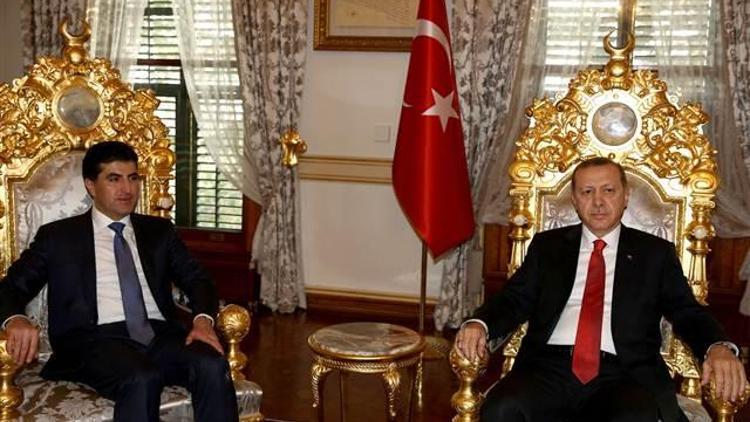 Cumhurbaşkanı Erdoğan, Barzani’yi kabul etti