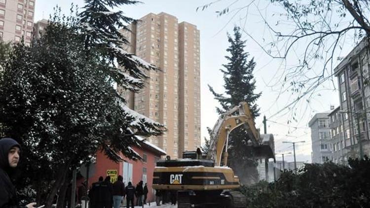 Sabah 06:00’da işmakineleriyle ağaçları yıktılar