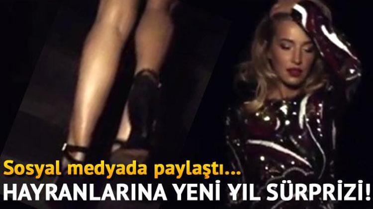 Burcu Esmersoy’dan yeni yıl sürprizi