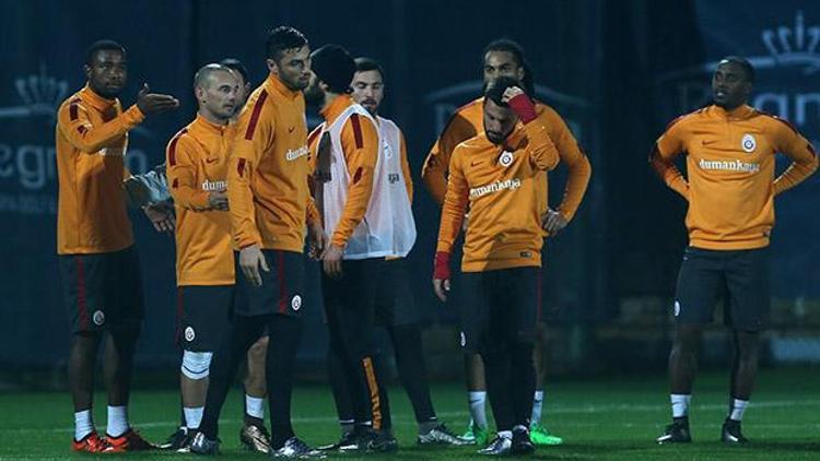 Galatasaray idmanında Chedjou gerginliği