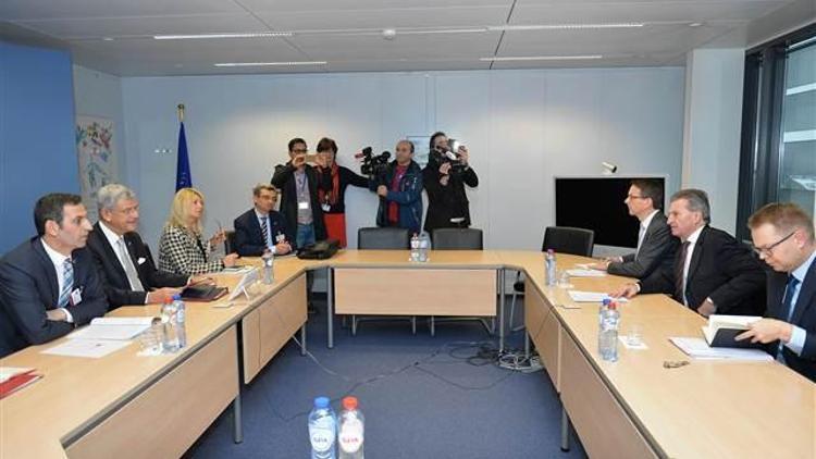 AB Bakanı Bozkır, Brüksel’de AB Komiserleri ile görüşmelere başladı