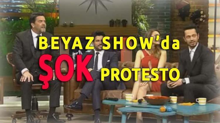 Beyaz Showda Şok Protesto