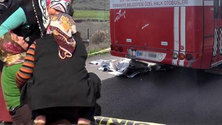 Osmaniyede karnesini alan öğrenci eve dönerken otobüs altında hayatını kaybetti