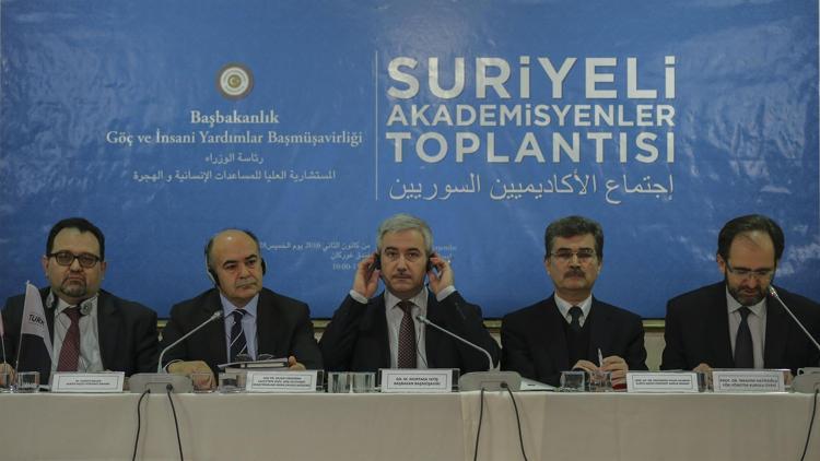 Suriyeli akademisyenlerle toplantı yapıldı