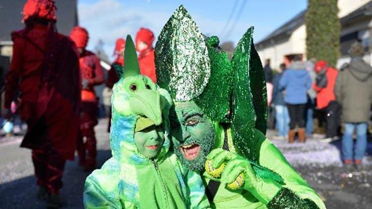 Belçikanın Türk köyünde karnaval coşkusu