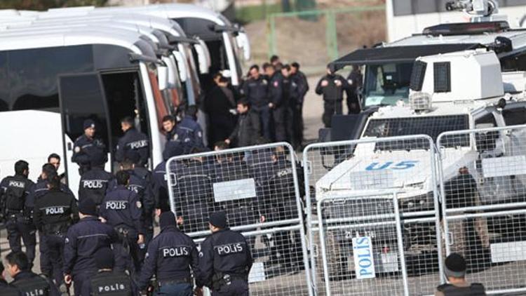 Diyarbakırda Fenerbahçe için geniş güvenlik önlemleri