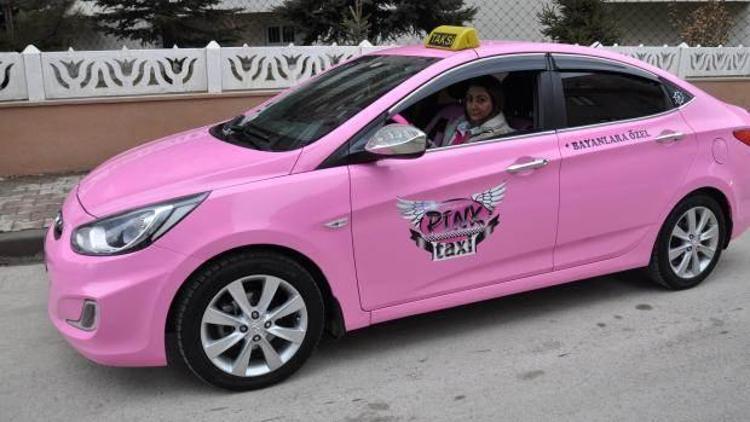 Türkiyede bir ilk: Pembe taksi