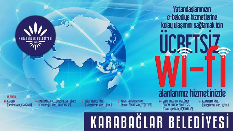 Karabağlar’da ücretsiz internet