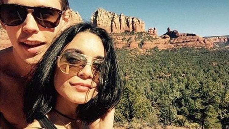 Vanessa Hudgens ve sevgilisi aşklarını taşa kazıdı haklarında soruşturma açıldı