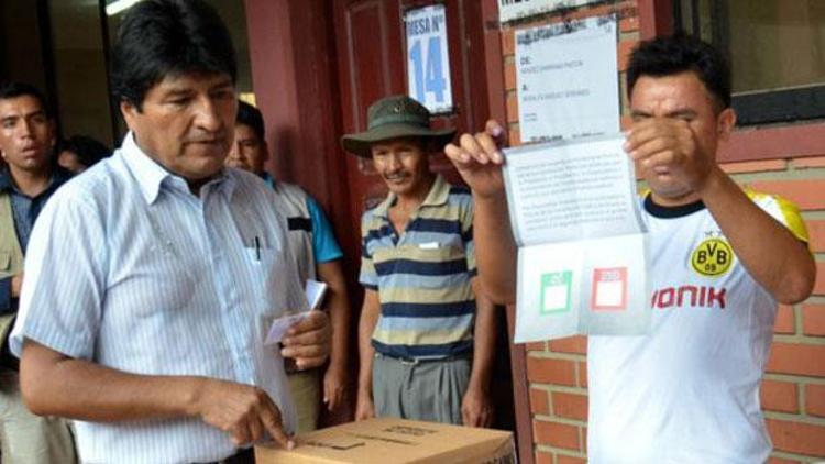 Bolivyada dördüncü dönem devlet başkanlığına ret