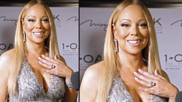 Mariah Carey servet değerindeki nişan yüzüğüyle böyle poz verdi