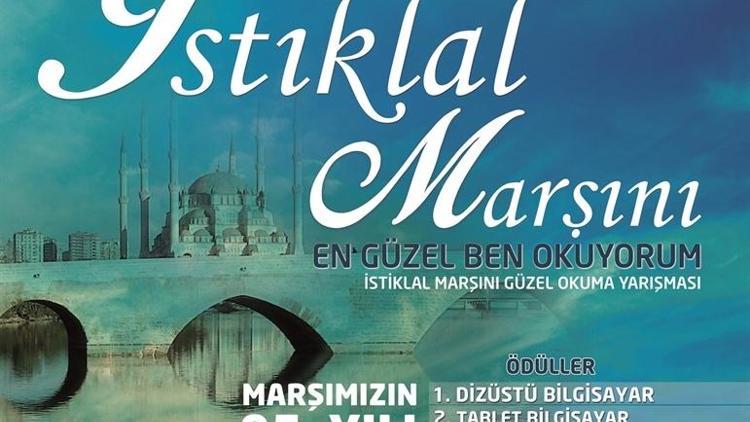 Adanalılar İstiklal Marşı’nı okumada yarışacak