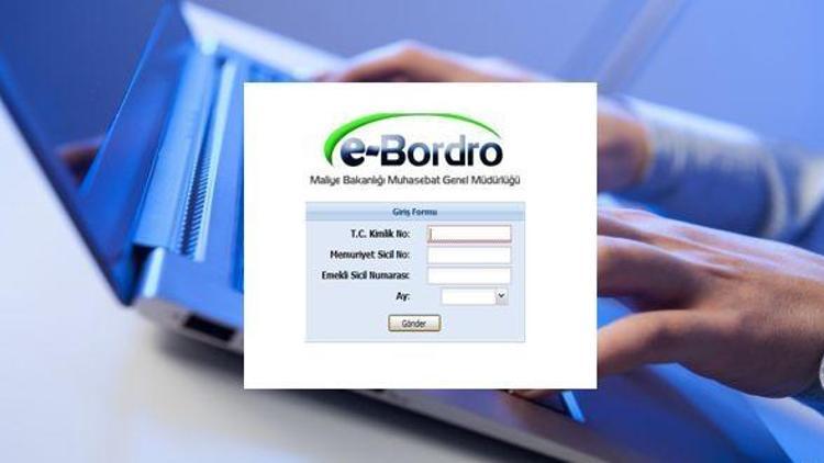 e-Bordro maaş sorgulama sayfası e-Devlet e-Bordro sorgulaması