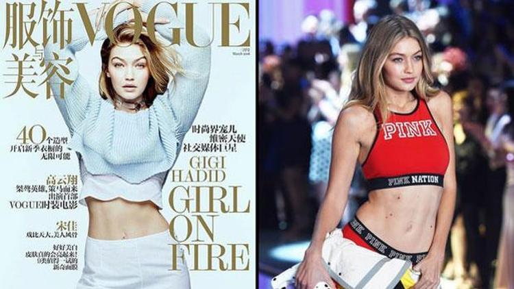 Gigi Hadid hayranlarını kızdıran kapak